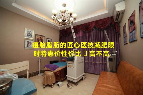 瘦脸脂肪的匠心医技减肥限时特惠价性价比 ☘ 高不高